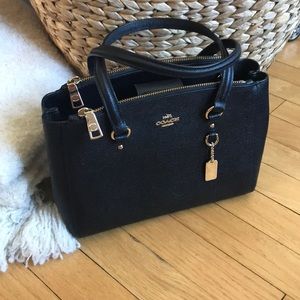 Black coach bag (optional crossbody)